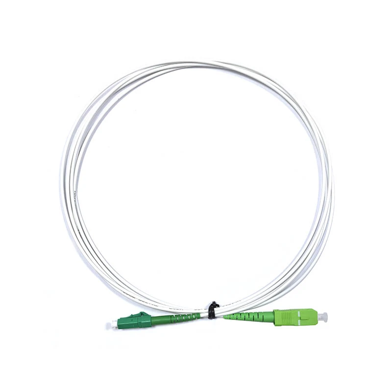 Zırhlı Simplex Fiber Bağlantı Kablosu LC/APC'den SC/APC'ye, 2,5 m, 2,0 mm - Güvenli Kabin ve Ekipman Ara Bağlantısı