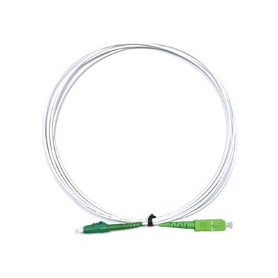 Zırhlı Simplex Fiber Bağlantı Kablosu LC/APC'den SC/APC'ye, 2,5 m, 2,0 mm - Güvenli Kabin ve Ekipman Ara Bağlantısı