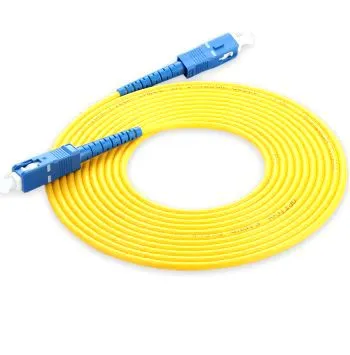 FOCC OEM Tek Çok Modlu Dubleks 0.9 / 2.0 / 3.0mm SC LC APC UPC Açık Fiber Gpon 3 Optik Jumper Fiber Optik Yama Kablosu